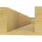 Ekena Millwork 6in. W x 4in. H x 36in. L Concord Woodgrain TimberThane Rafter Tail, Primed Tan RFTUR06X04X36CONRCPR - alternate 3